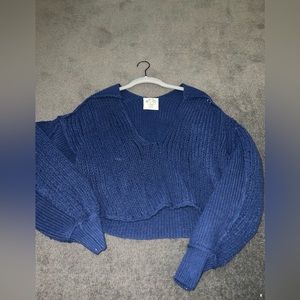 ROYAL BLUE FREE PEOPLE SWEATER